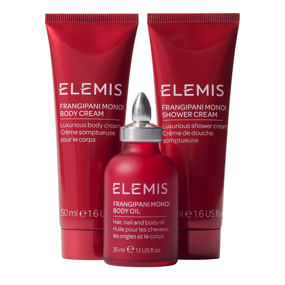 ELEMIS Kit: Body Wonders Frangipani Mini Trio - Подарункове тріо мініатюр колекції "Франжипані" - фото №1
